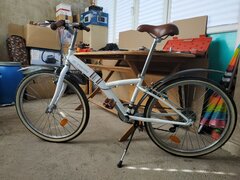 Bicicleta de oras pentru fete B'Twin Poply 300 (roti 24
