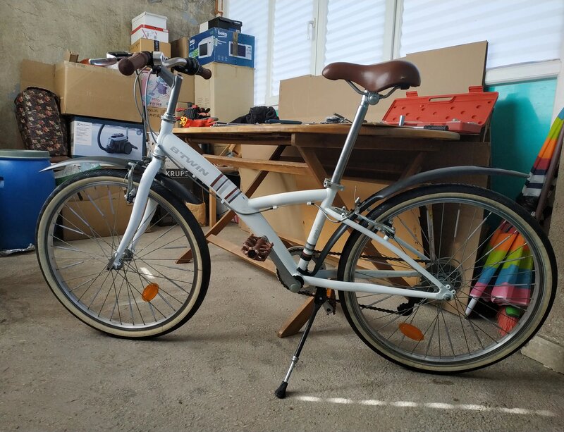 Bicicleta de oras pentru fete B'Twin Poply 300 (roti 24
