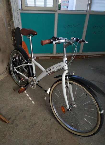 Bicicleta de oras pentru fete B'Twin Poply 300 (roti 24